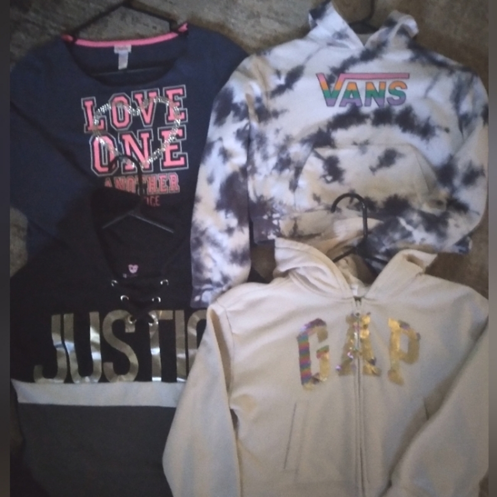 Vans Multicolor Logo Tie-Dye Kids Hoodie